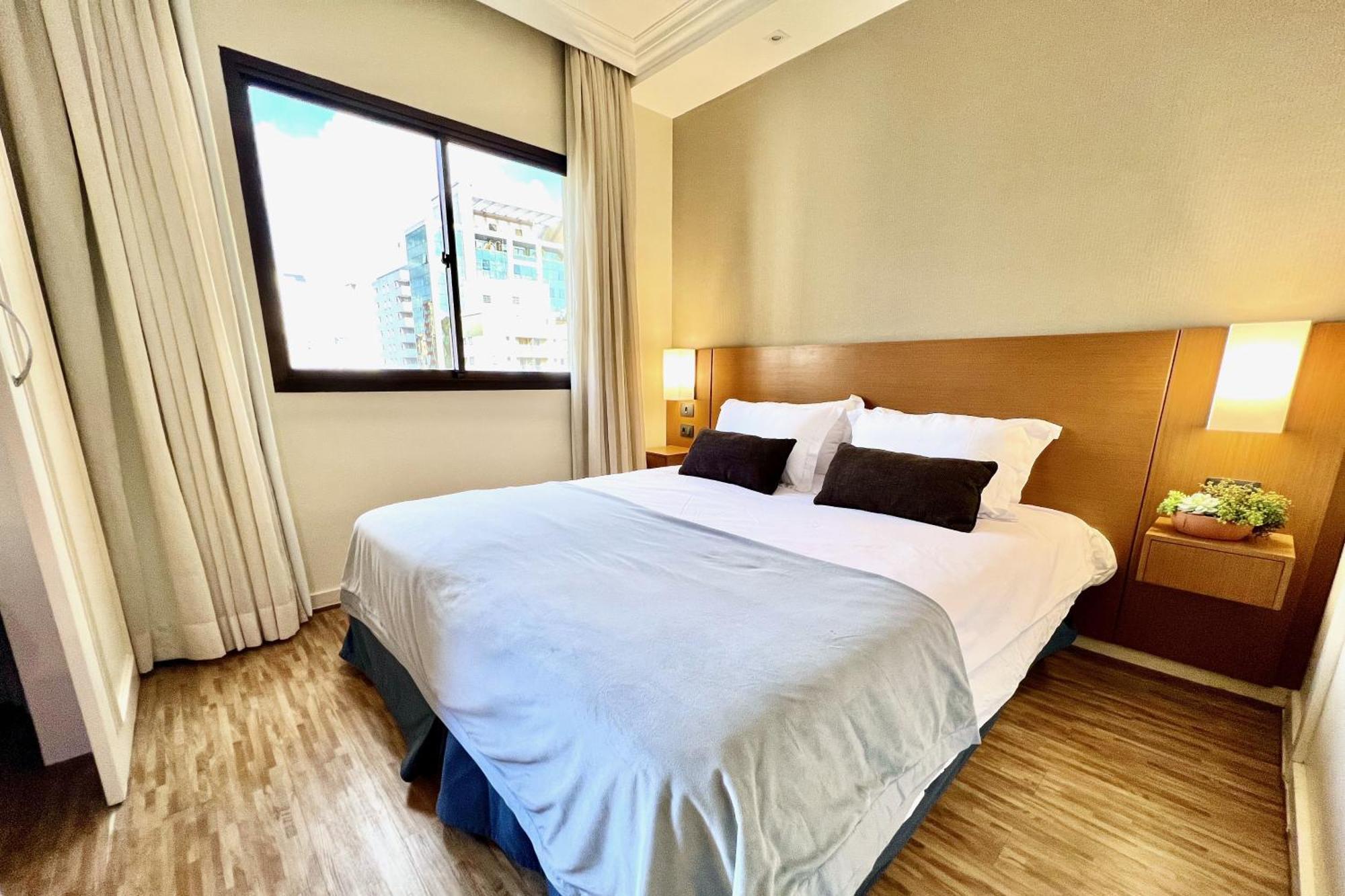 Aconchegante Apto De 1 Quarto Em Localizacao Incrivel - Piscina, Banheira De Hidromassagem, Sauna E Mais! Apartamento *